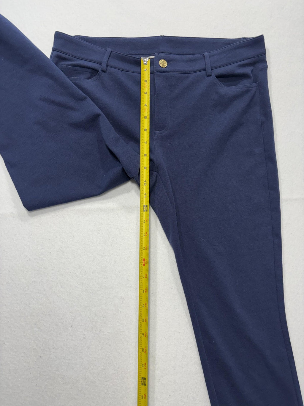 MICHAEL Michael Kors Pants Womens 10 Blue Ponte Slim Jegging Pull On Stretch