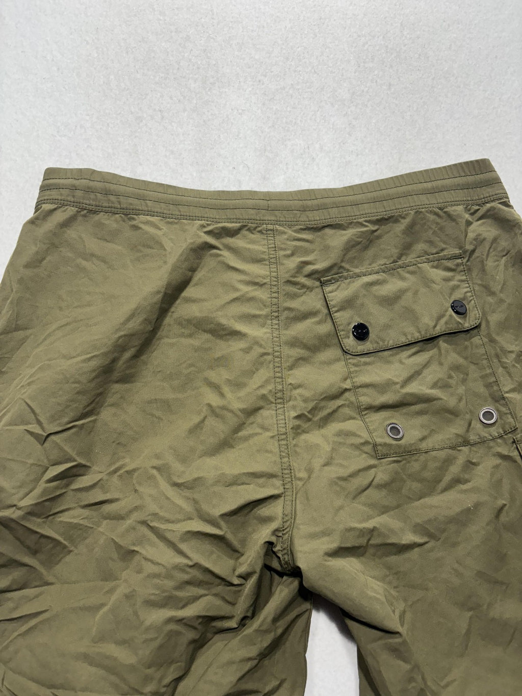 RLX Ralph Lauren Swim Trunks Mens Medium Green Cargo Board Shorts Quick Dry