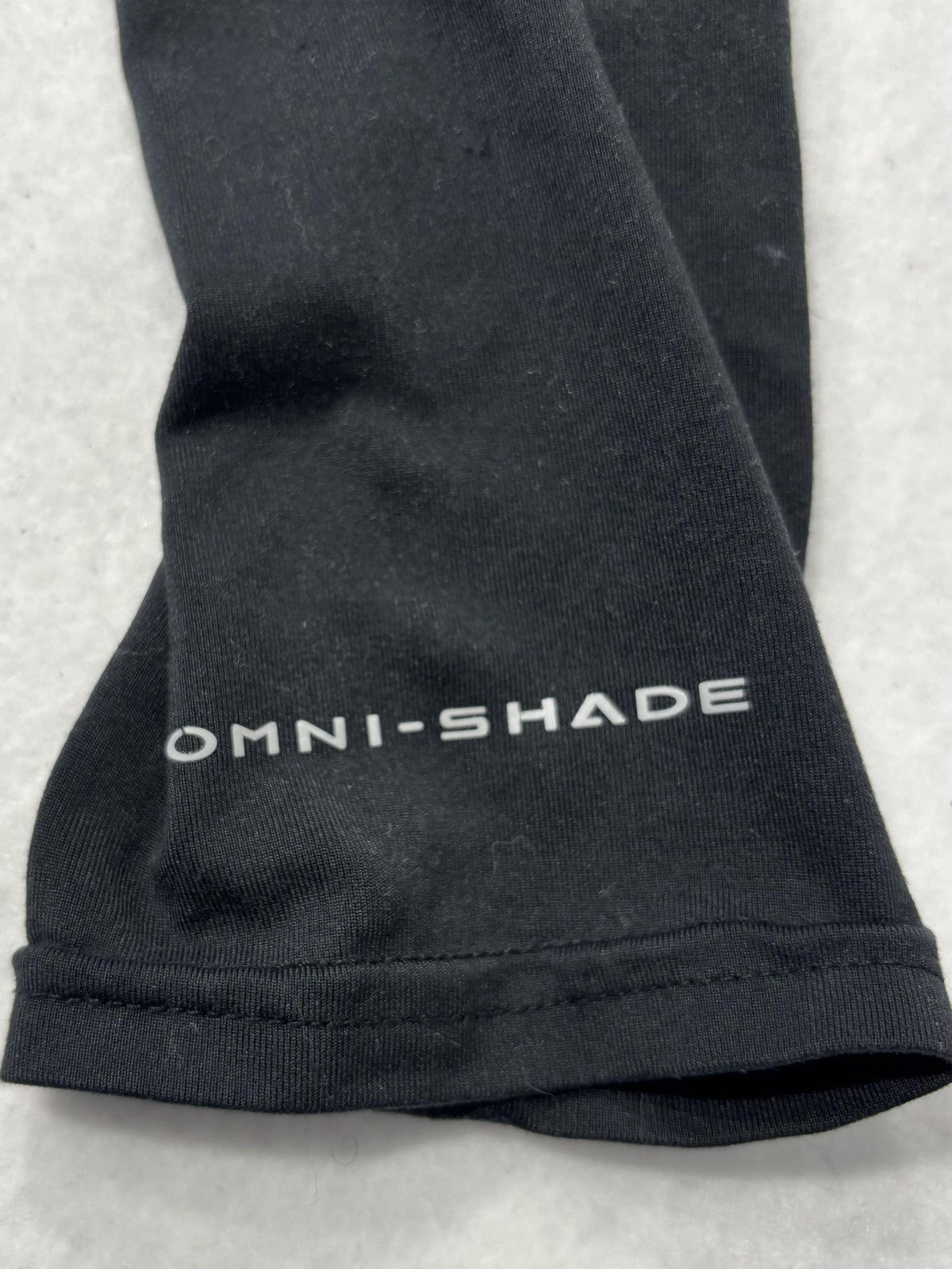 Columbia Shirt Youth Large 14/16 Black Omni-Shade Long Sleeve Sun Protection