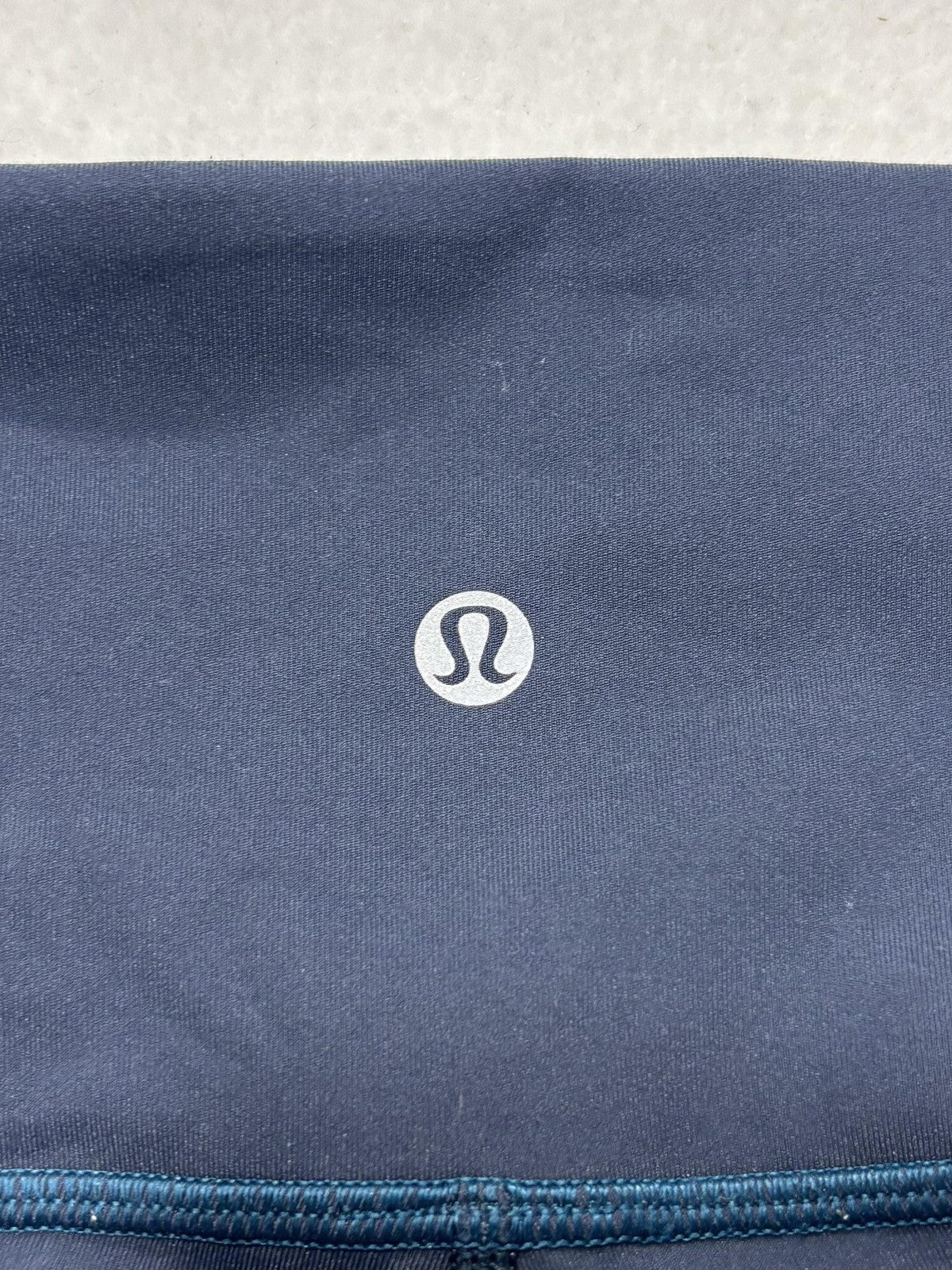 Lululemon Leggings Womens 4 Blue Colorblock High Rise 25" Inseam Ankle Yoga