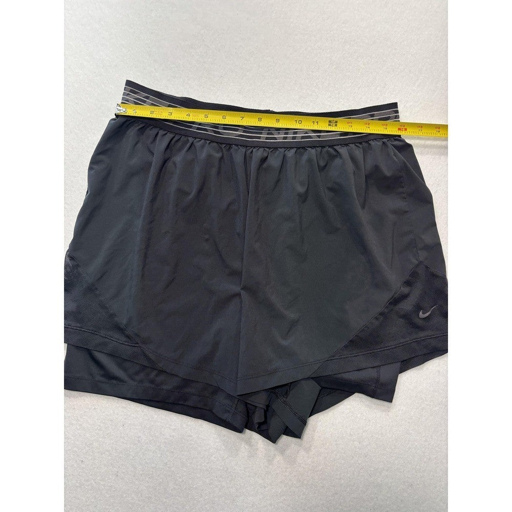 Nike Pro Dri-FIT Shorts Mens Large Black 5" Inseam Lined Running Lightweight