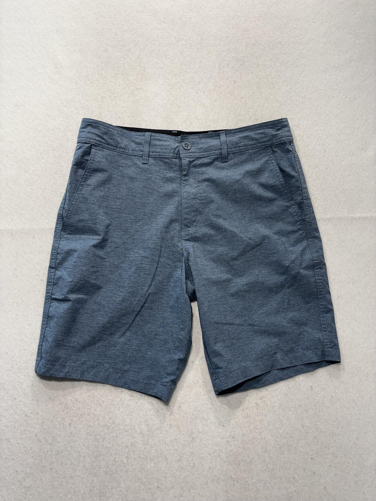 Goodfellow & Co Chino Shorts Mens 30 Blue Stretch Quick Dry 9 Inseam VN 1981193