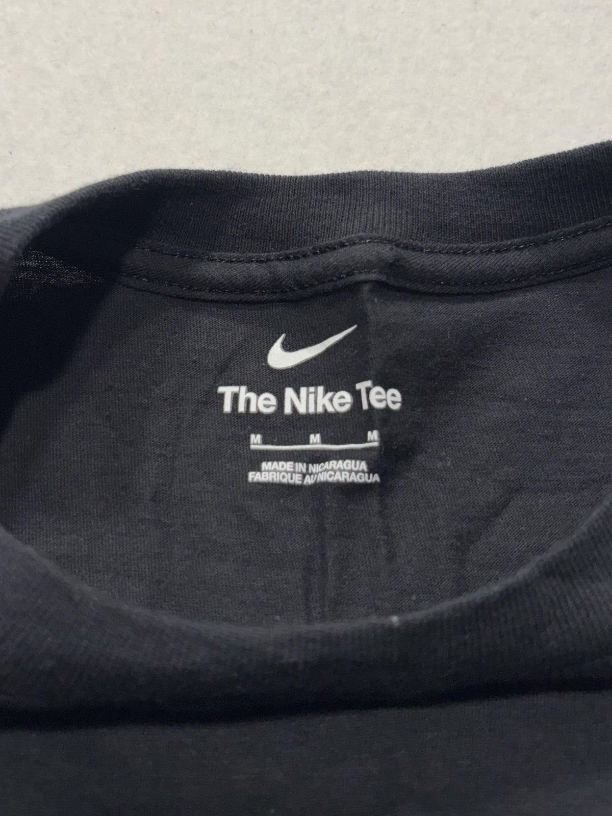 Nike Shirt Mens Medium Black Just Do It Camo Graphic Short Sleeve Tee Sports