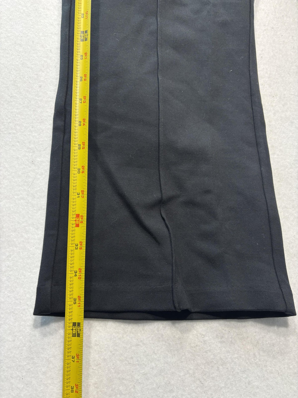 J.Crew Dress Pants Womens 20 Black Ponte Straight Leg Pull On Crop Stretch