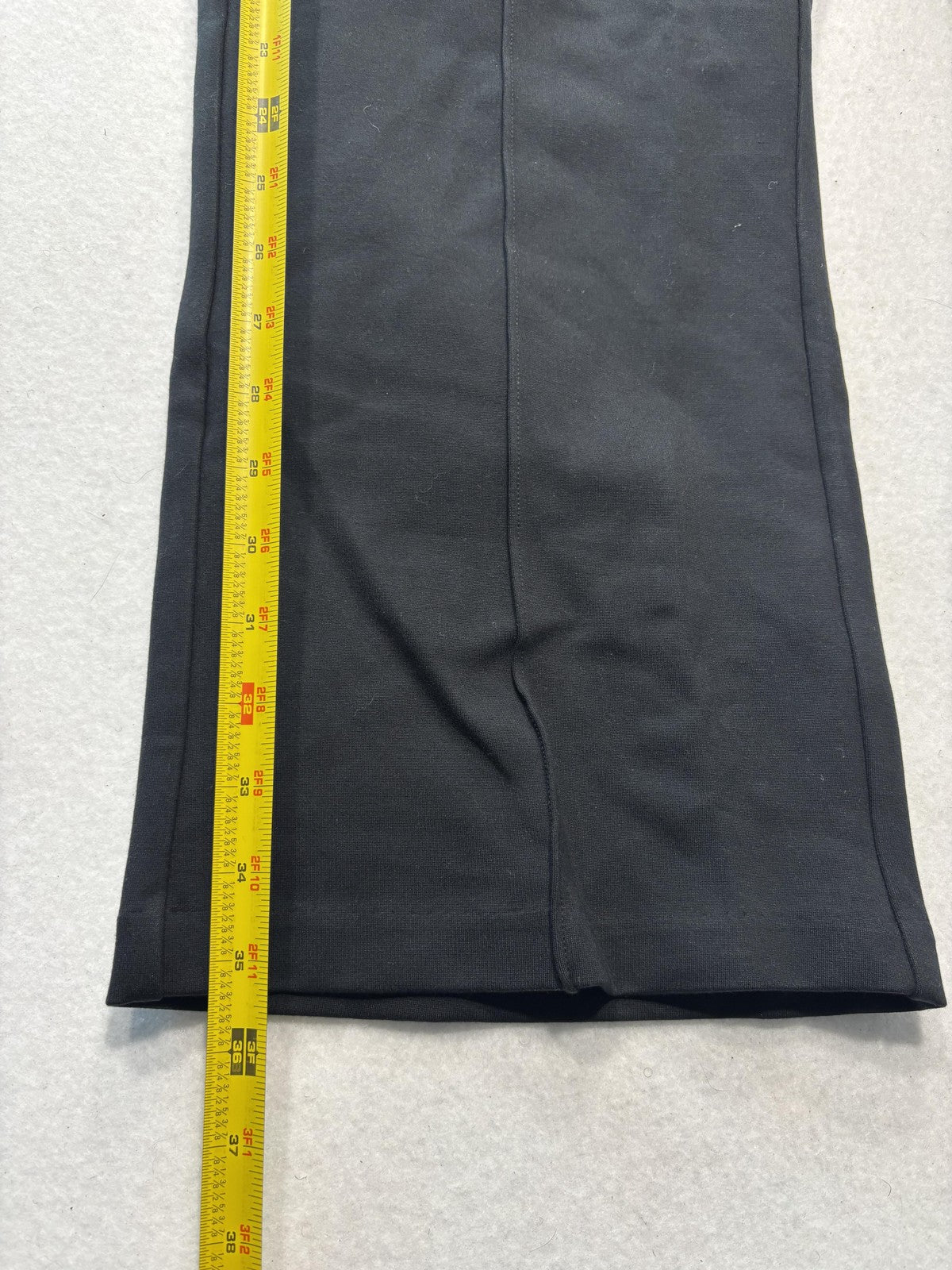 J.Crew Dress Pants Womens 20 Black Ponte Straight Leg Pull On Crop Stretch