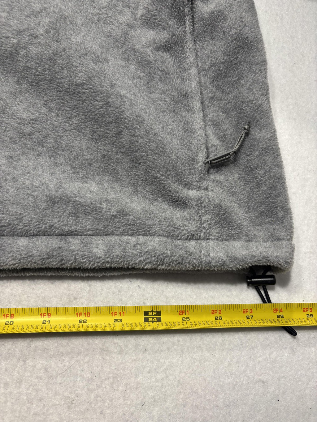Columbia Jacket Mens 3XL Gray Fleece Full Zip Stand Collar Lightweight Outdoor