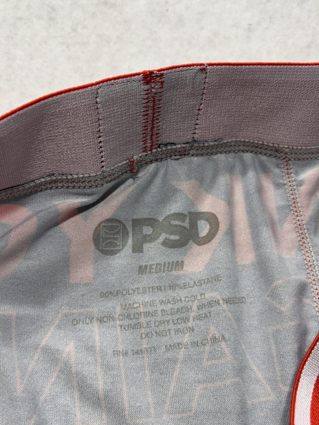 PSD Boxer Briefs Mens Medium Black Thank You Graphic Funny Stretch Underwear