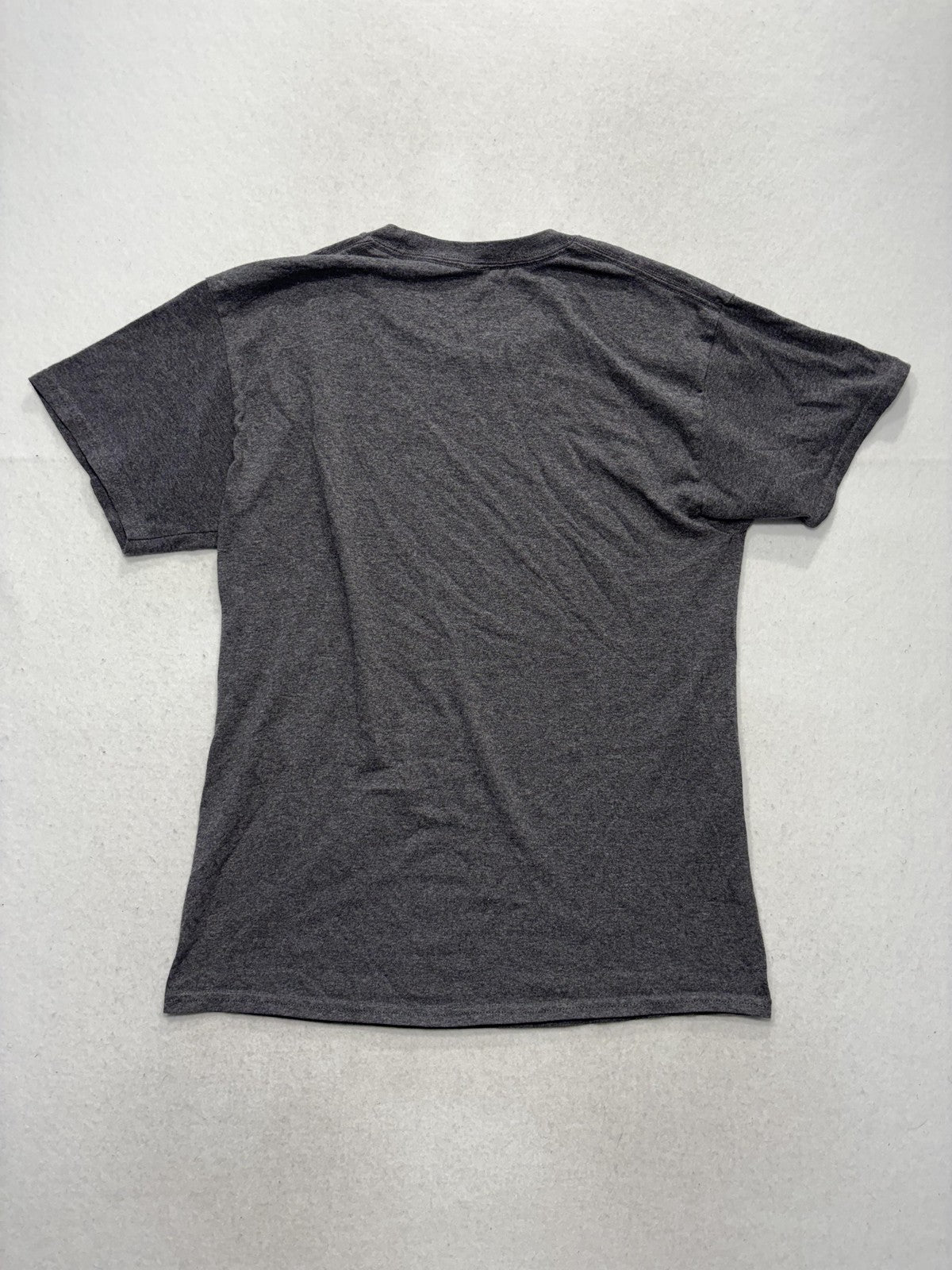 Shirt Mens Medium Gray Crew Neck Short Sleeve Tee Basic Casual Lightweight