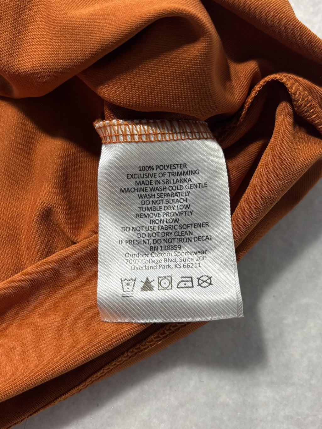 Texas Longhorns Polo Shirt Mens Medium Orange NCAA Golf Columbia Embroidered