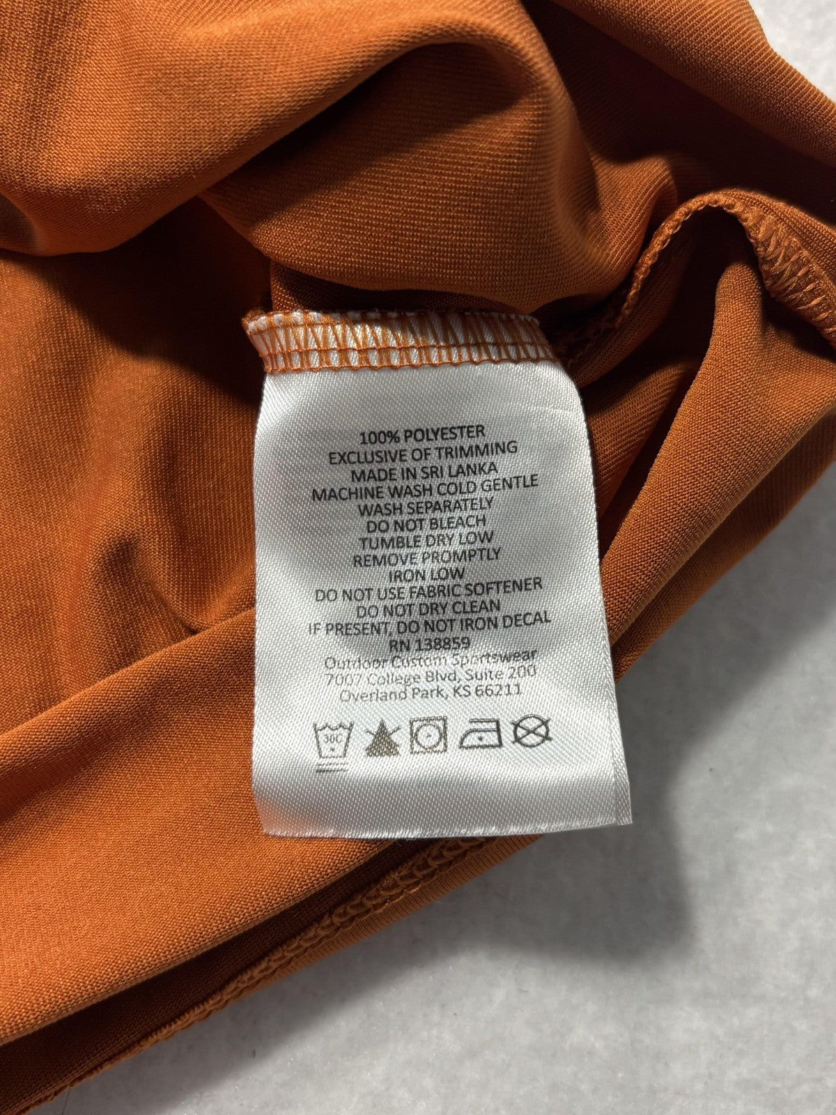 Texas Longhorns Polo Shirt Mens Medium Orange NCAA Golf Columbia Embroidered
