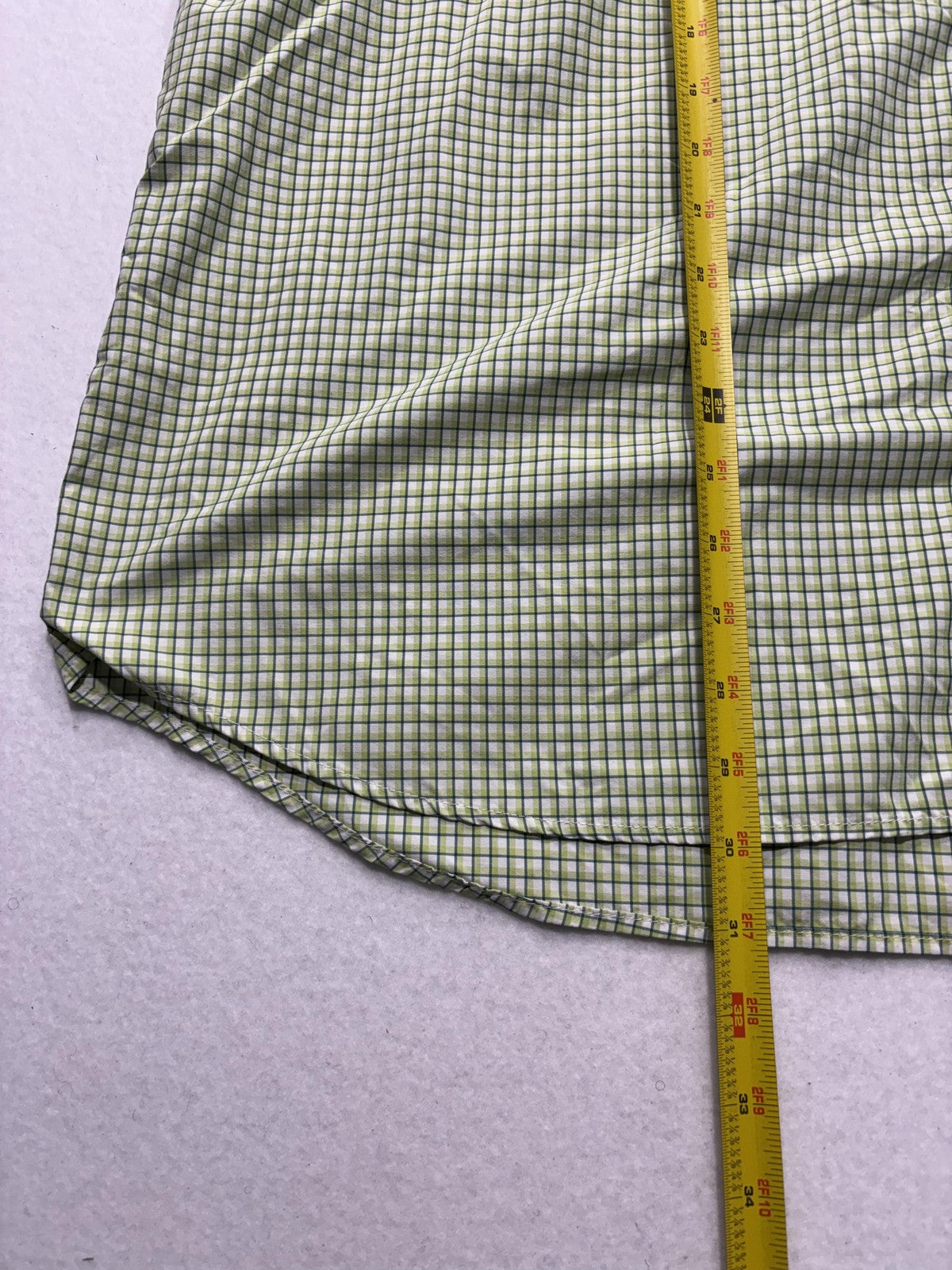 Columbia PFG Super Bahama Shirt Mens 2XL Green Short Sleeve Fishing Button Up