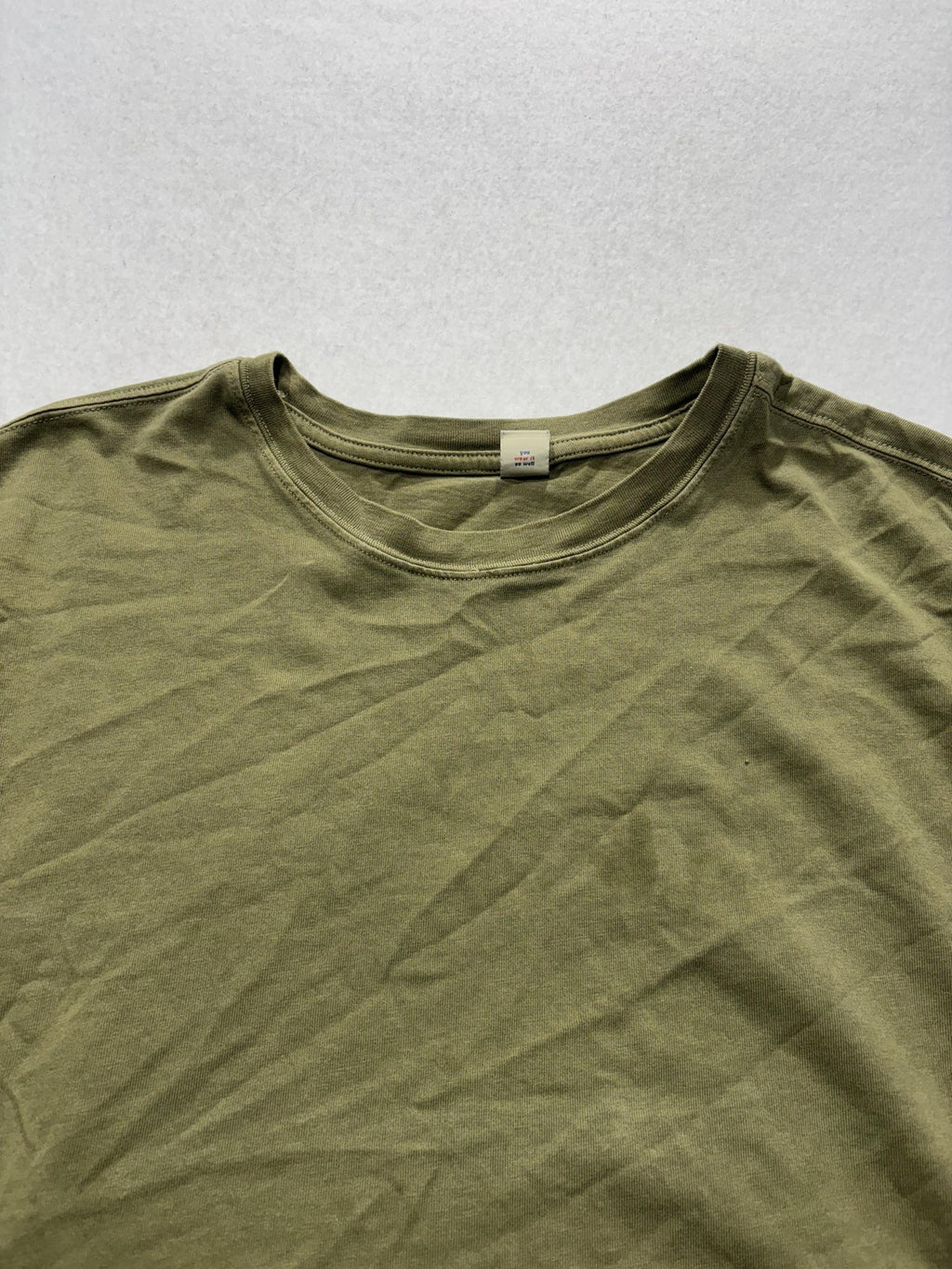Old Navy Shirt Mens 2XL Green Vintage Tee Crew Neck Short Sleeve Basic Casual