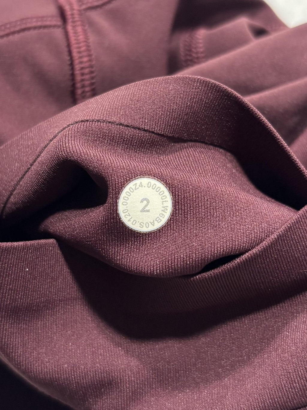 Lululemon Leggings Womens 2 Purple High Rise Cropped 23" Inseam Yoga Stretch