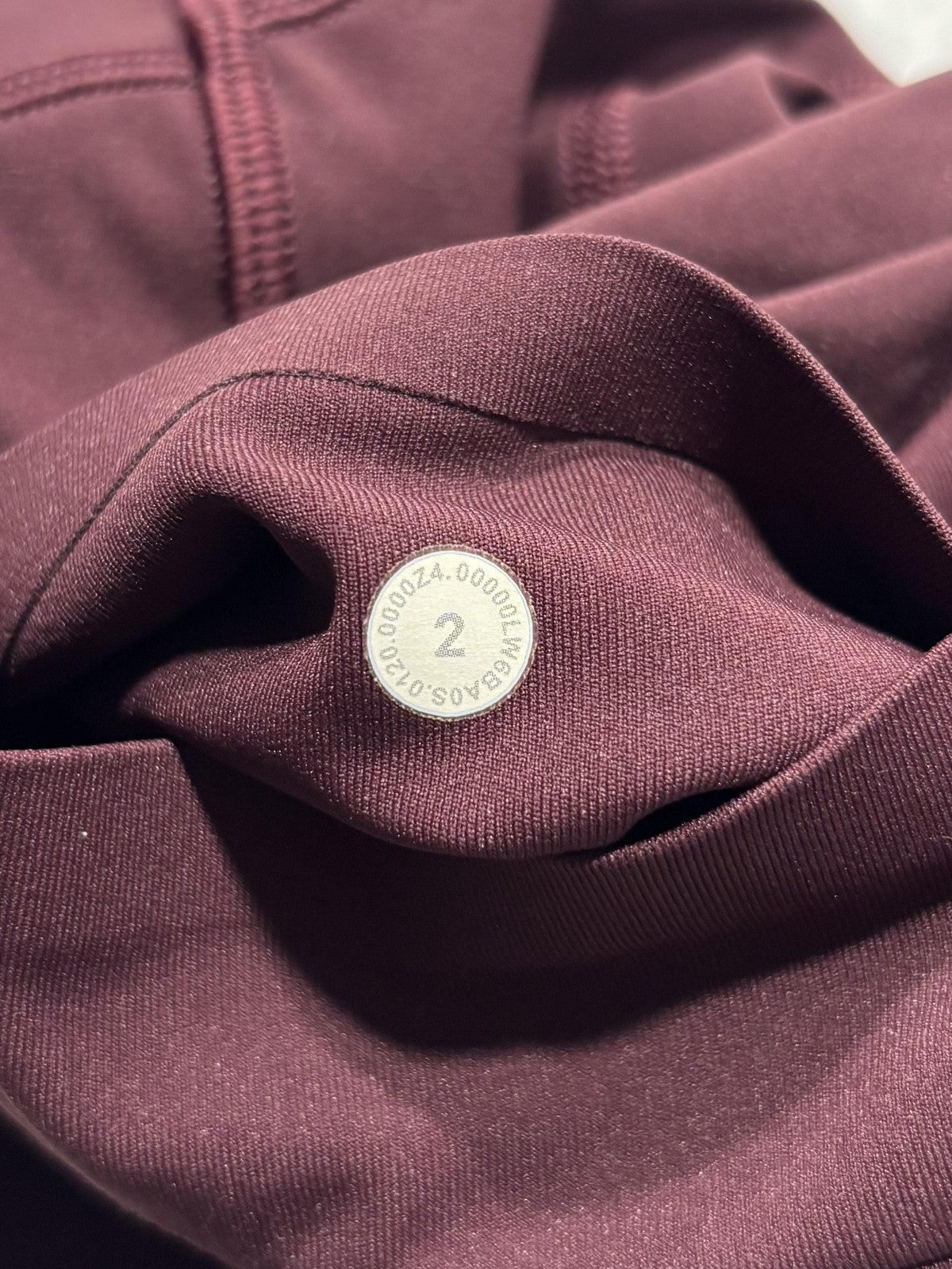 Lululemon Leggings Womens 2 Purple High Rise Cropped 23" Inseam Yoga Stretch