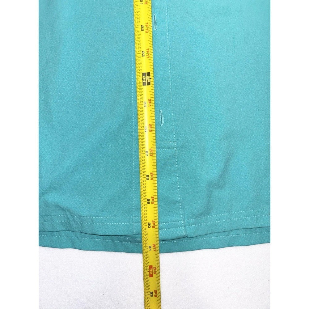 Columbia PFG Omni-Shade Shirt Mens Large Blue Short Sleeve Fishing XM0692