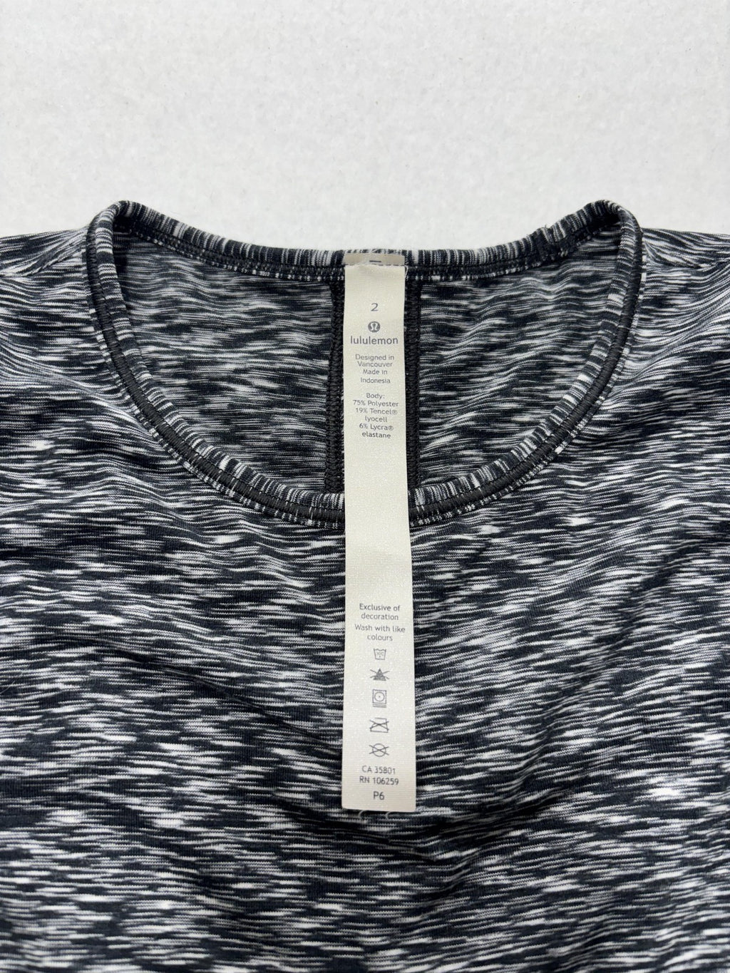 Lululemon Tank Womens 2 Gray Cropped Tie Hem Sleeveless Athletic Top Workout