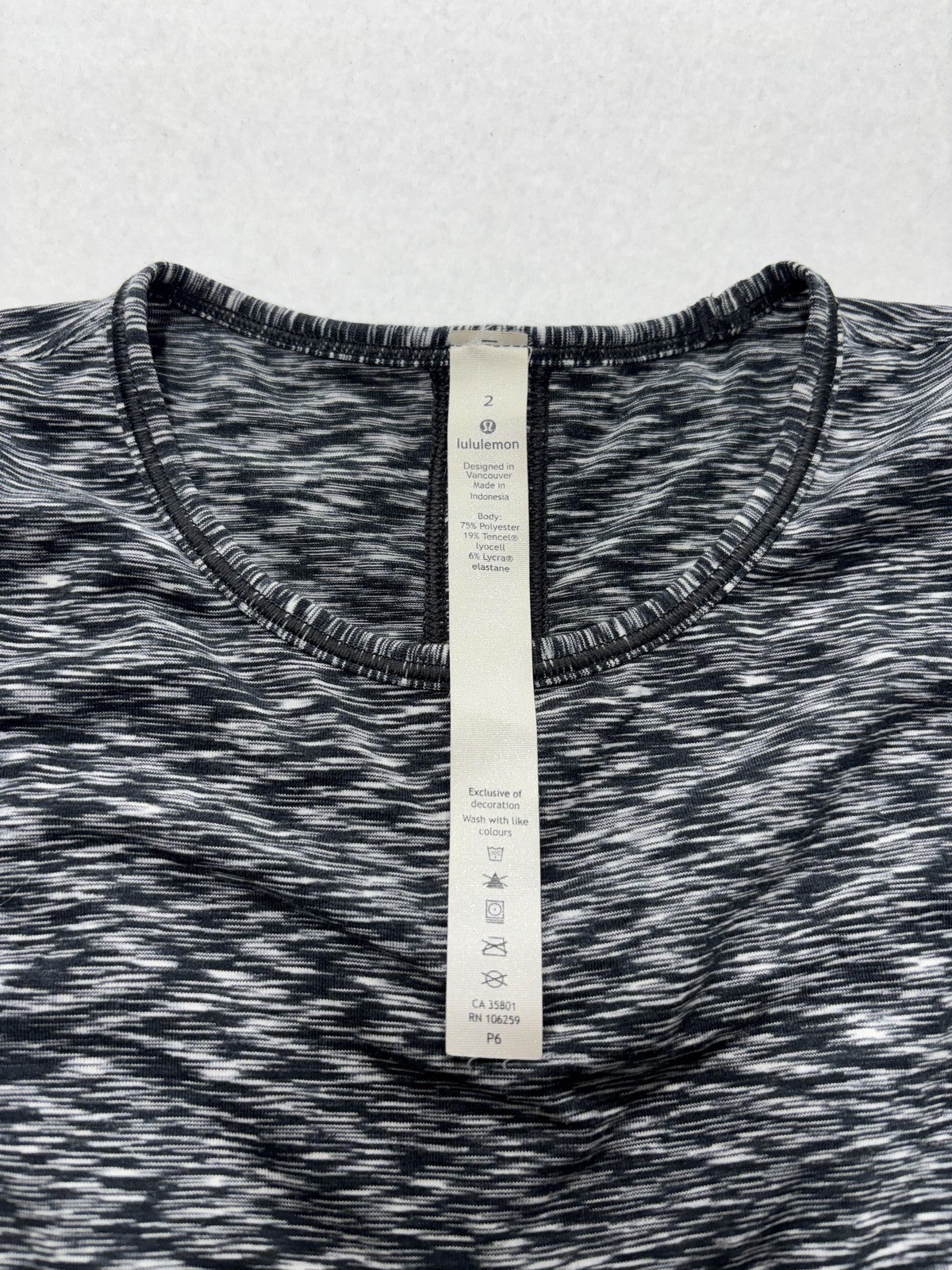 Lululemon Tank Womens 2 Gray Cropped Tie Hem Sleeveless Athletic Top Workout