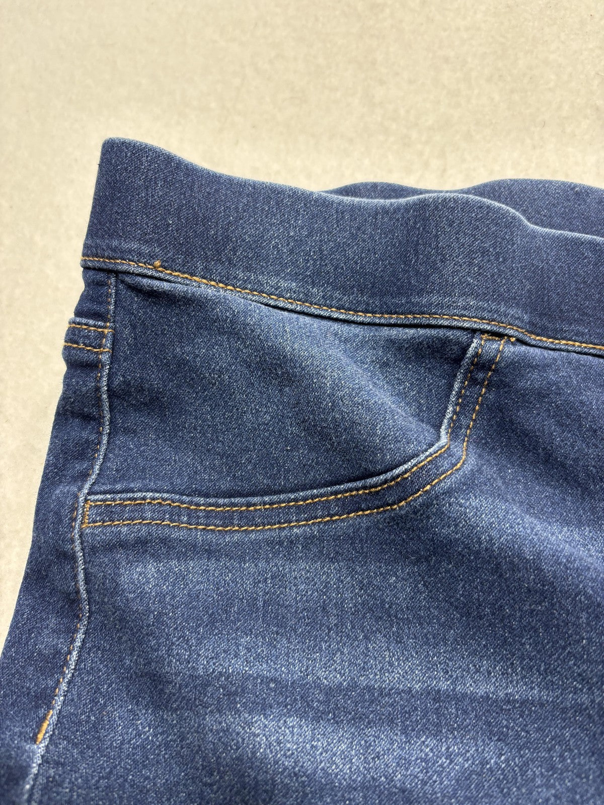 No Boundaries Jegging Jeans Juniors 3XL Blue Medium Wash High Rise Stretch