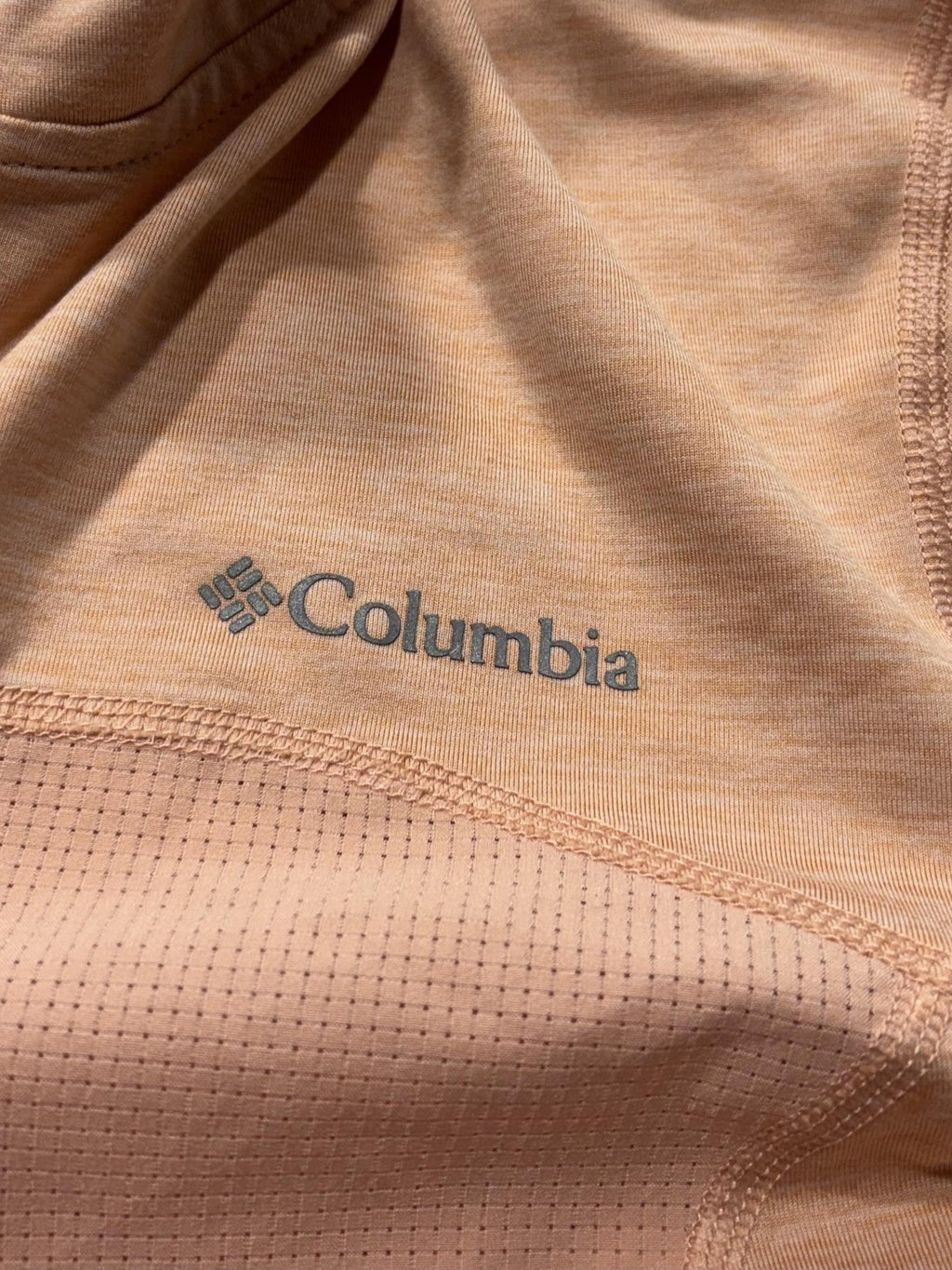 Columbia Jacket Womens Large Orange Lightweight Full Zip Ventilated Hiking