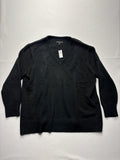 Banana Republic Sweater Mens 2XL Gray V Neck Lightweight Knit Pullover Casual