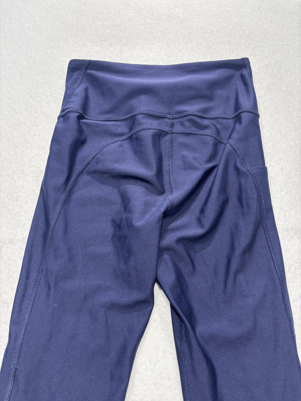 Under Armour Leggings Womens Small Blue High Rise Compression Ankle HeatGear