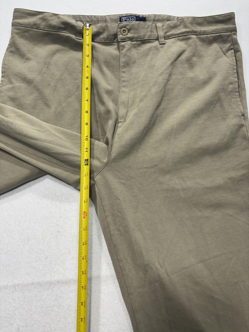 Polo Ralph Lauren Chino Pants Mens 42x30 Beige Regular Fit Cotton Casual Work
