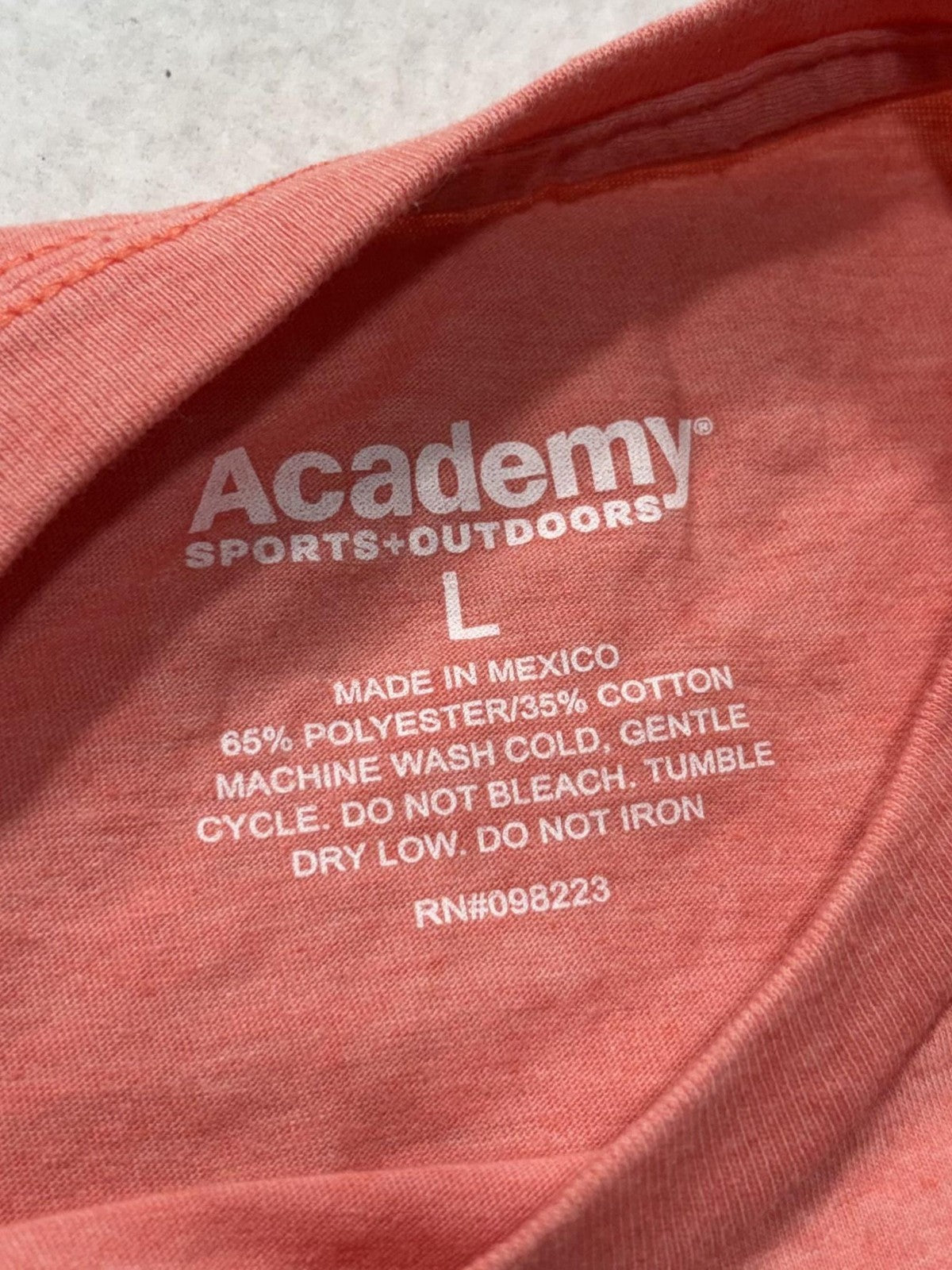 Academy Sports + Outdoors Shirt Mens Large Pink Boil Crew Crawfish Graphic Tee