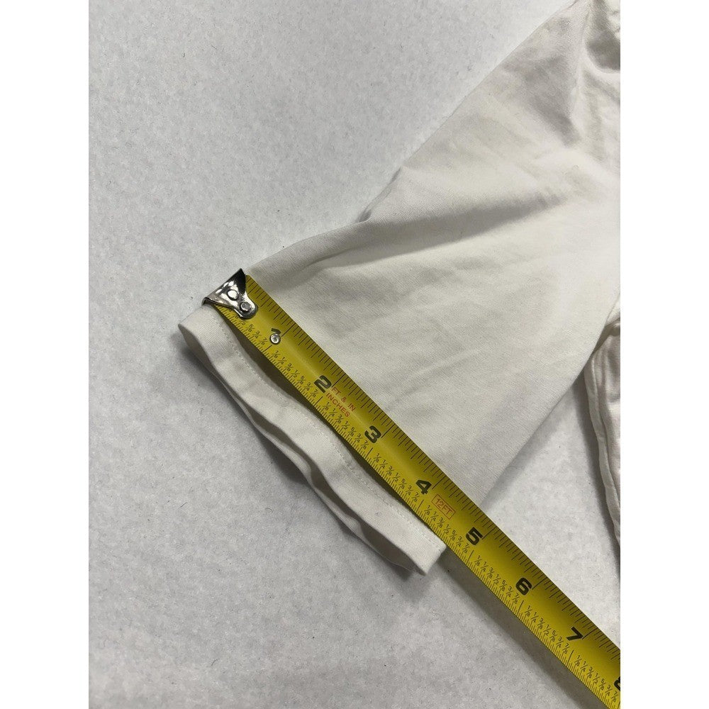Everlane Bodysuit Womens Medium White Supima Cotton Jersey Short Sleeve Thong