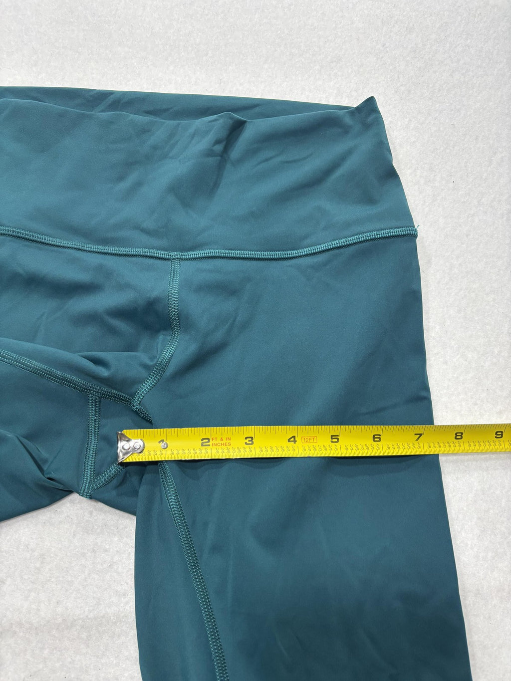 Lululemon Leggings Womens 6 Green High Rise 30" Inseam Ankle Yoga Stretch