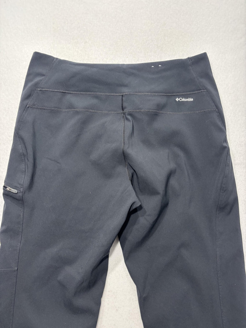 Columbia Pants Womens XL Black Softshell Ankle Hiking Pull On Outdoor Travel