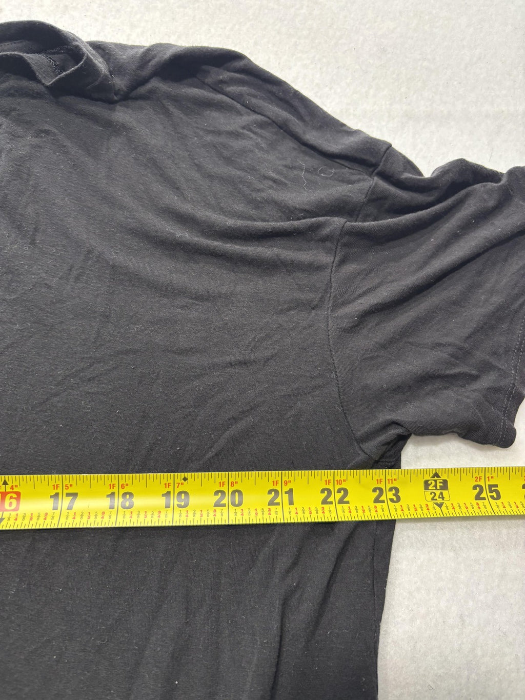 Time And Tru Shirt Womens XL Black Scoop Neck Short Sleeve Tunic Tee Casual