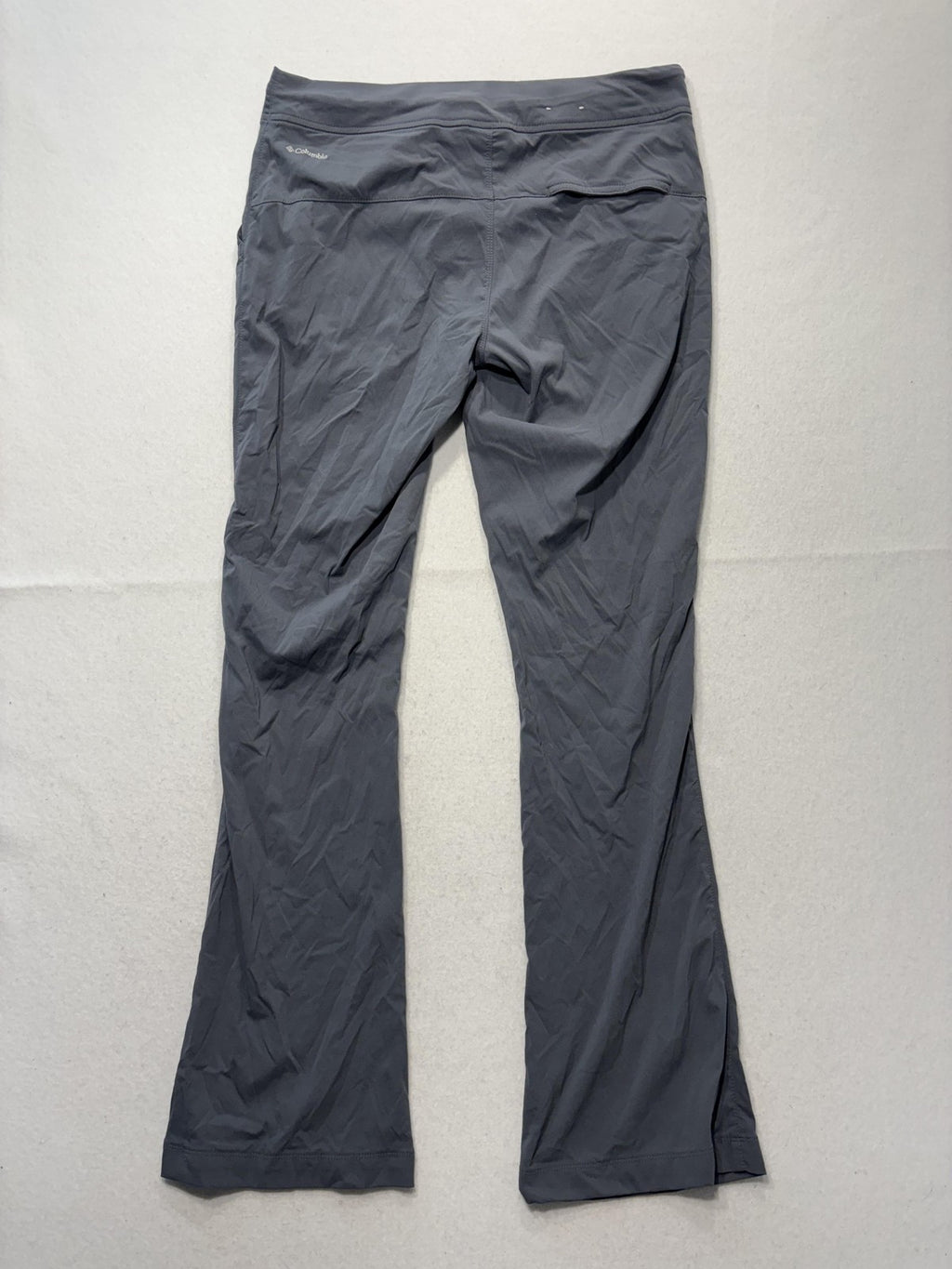 Columbia Track Pants Womens 6 Gray Drawstring Stretch Hiking Outdoor Travel