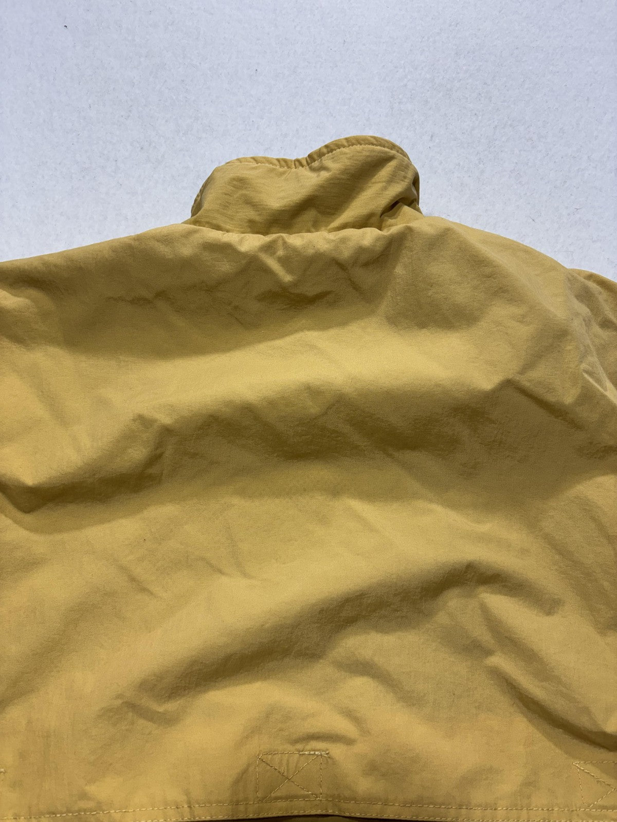 Princess Cruises Vest Mens Large Yellow Nylon Full Zip Fleece Lined Windbreaker