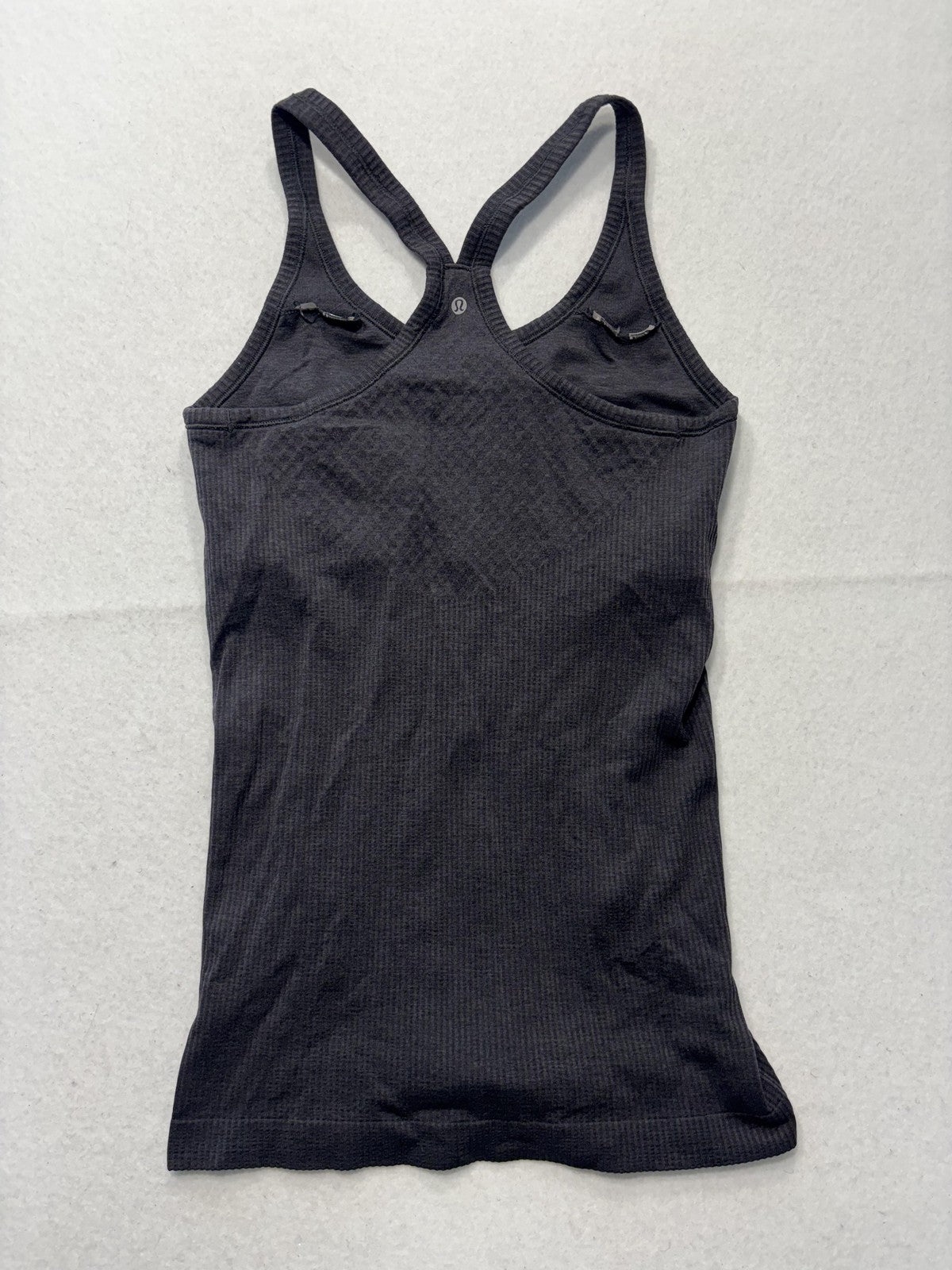 Lululemon Swiftly Tech Tank Womens 8 Gray Scoop Neck Racerback Built In Bra