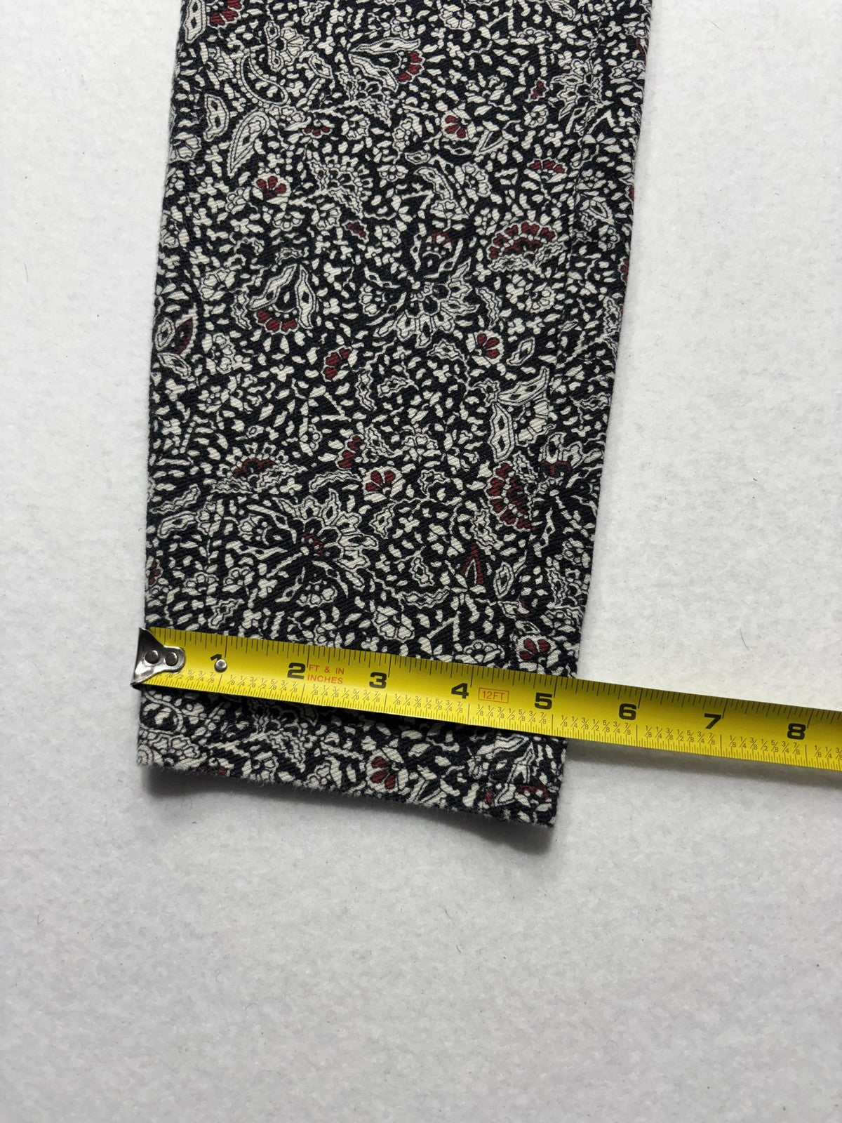 MICHAEL Michael Kors Pants Womens Large Black Paisley Jegging Pull On Stretch
