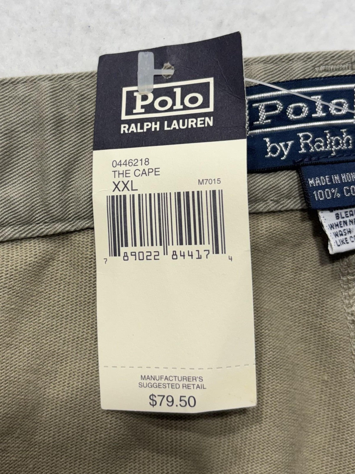 Polo Ralph Lauren Chino Pants Mens 42x30 Beige Regular Fit Cotton Casual Work