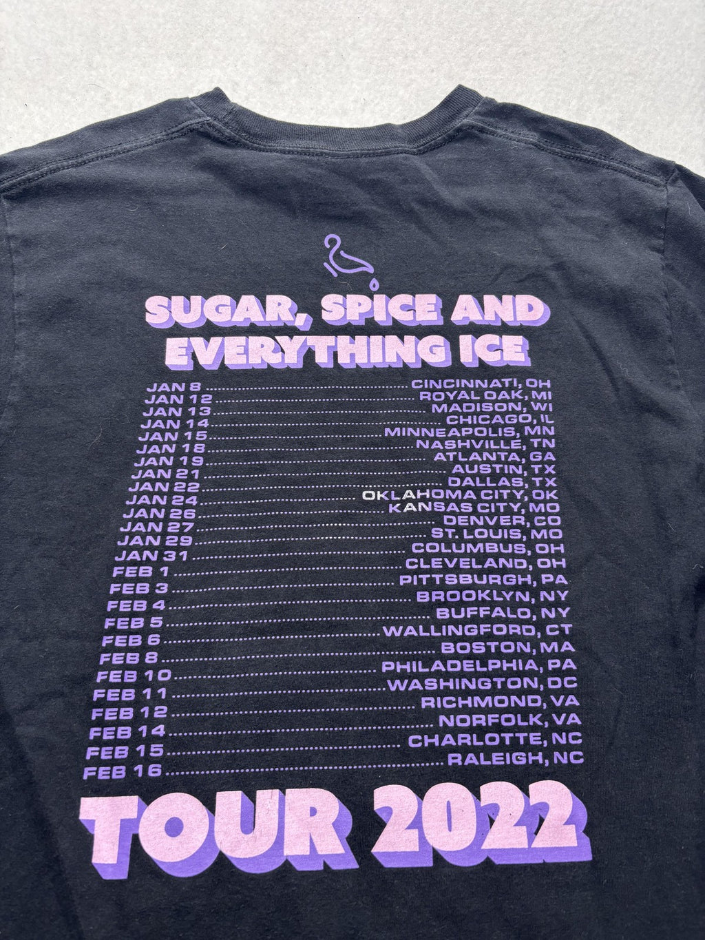 Gildan Hammer Shirt Mens Medium Black Yung Gravy Tour 2022 Graphic Tee Concert