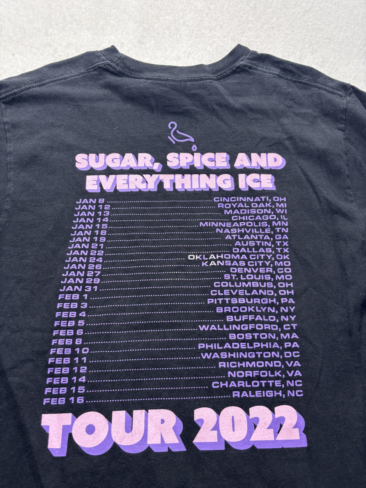Gildan Hammer Shirt Mens Medium Black Yung Gravy Tour 2022 Graphic Tee Concert