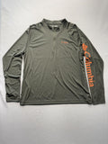 Columbia Pullover Mens XL Green Long Sleeve PFG Omni-Shade 1/4 Zip Fishing Shirt