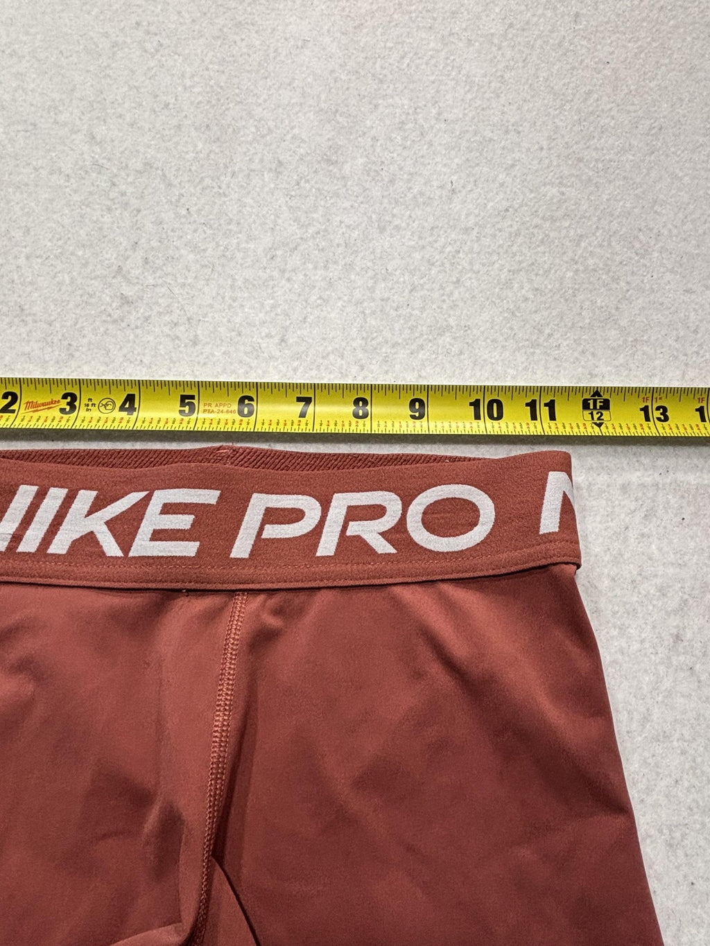 Nike Pro Compression Shorts Womens XS Orange 3" Inseam 445591-727