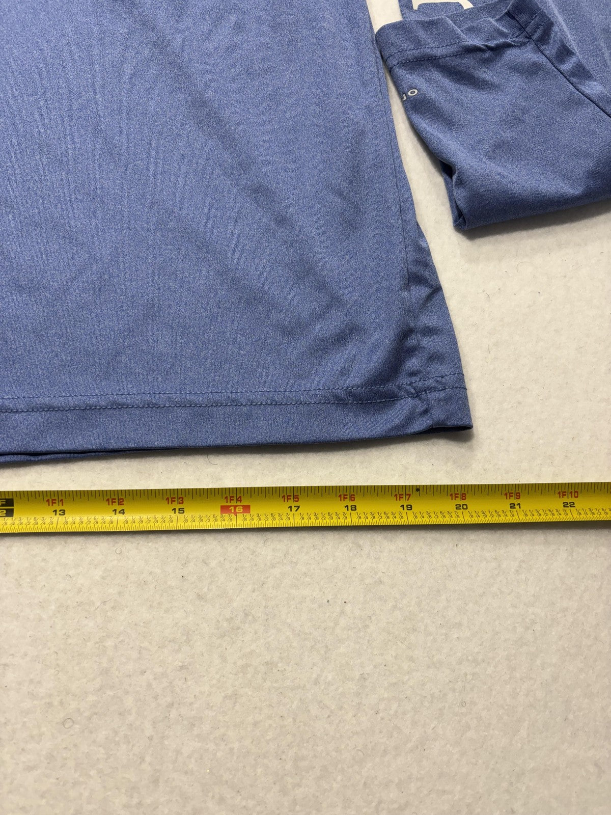 Columbia PFG Omni-Shade Shirt Mens Medium Blue Long Sleeve Tee Lightweight