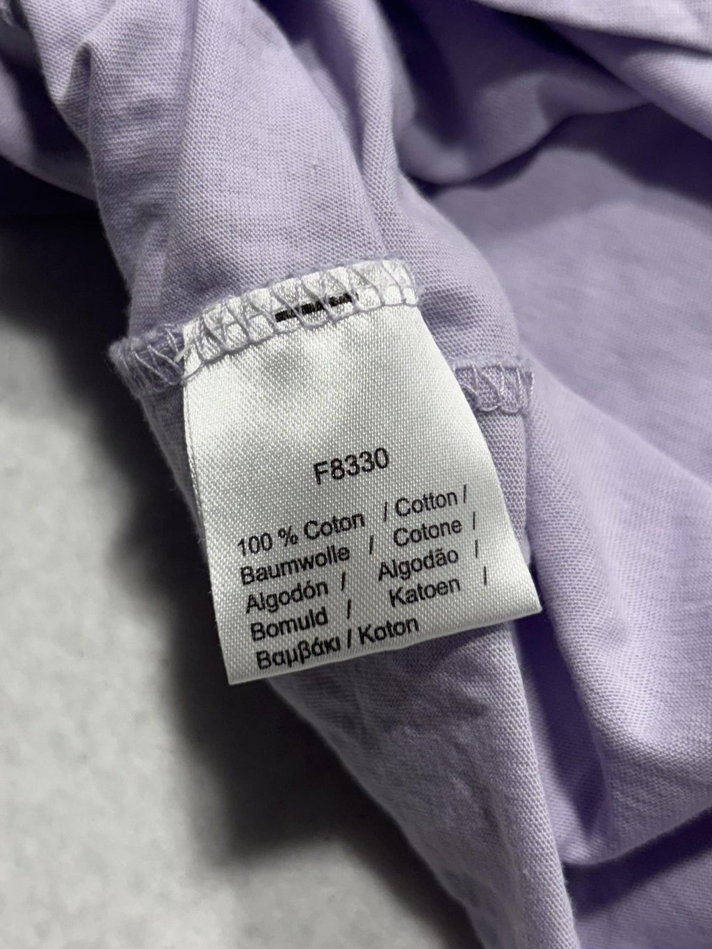 Lacoste Shirt Mens 3XL Purple Pima Cotton V Neck Short Sleeve Logo Tee Casual