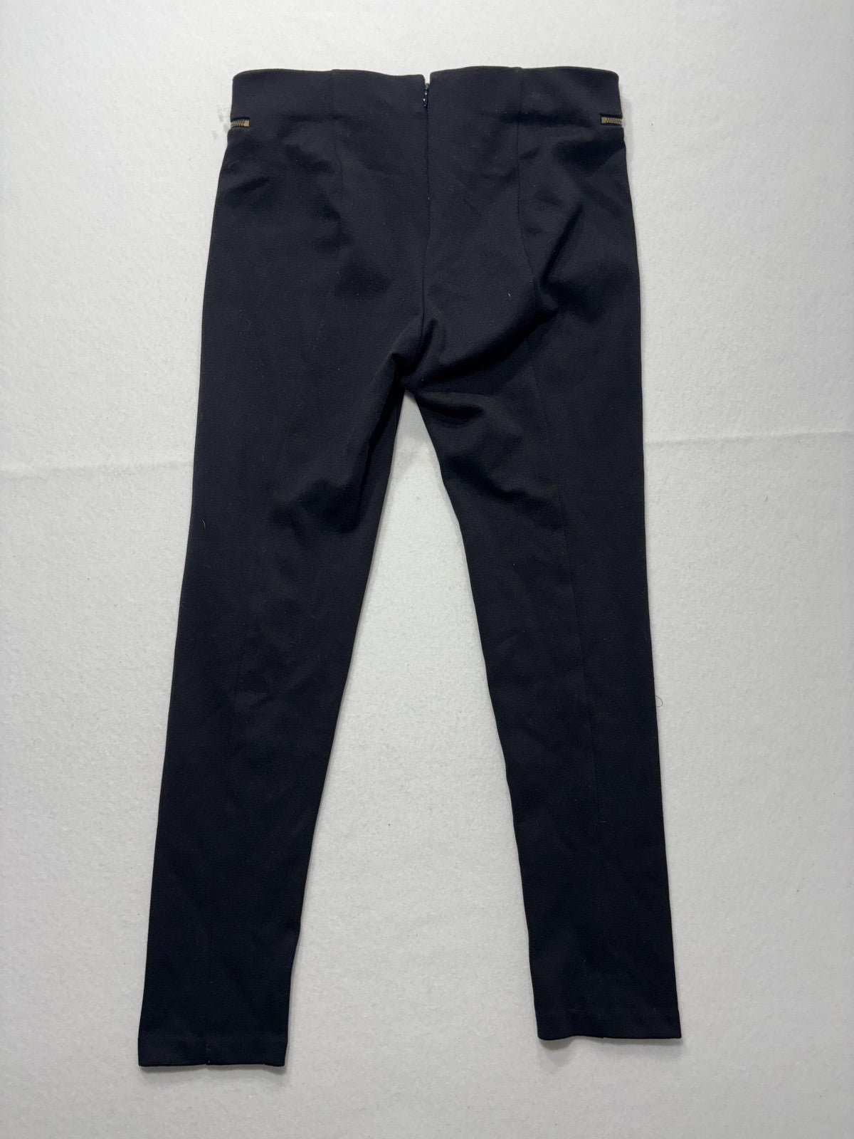 MICHAEL Michael Kors Pants Womens 6 Black Ponte Slim Ankle Zip Pocket Stretch