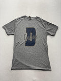 Gildan Shirt Mens Medium Gray D Cowboys Graphic Tee Performance Polyester Sports