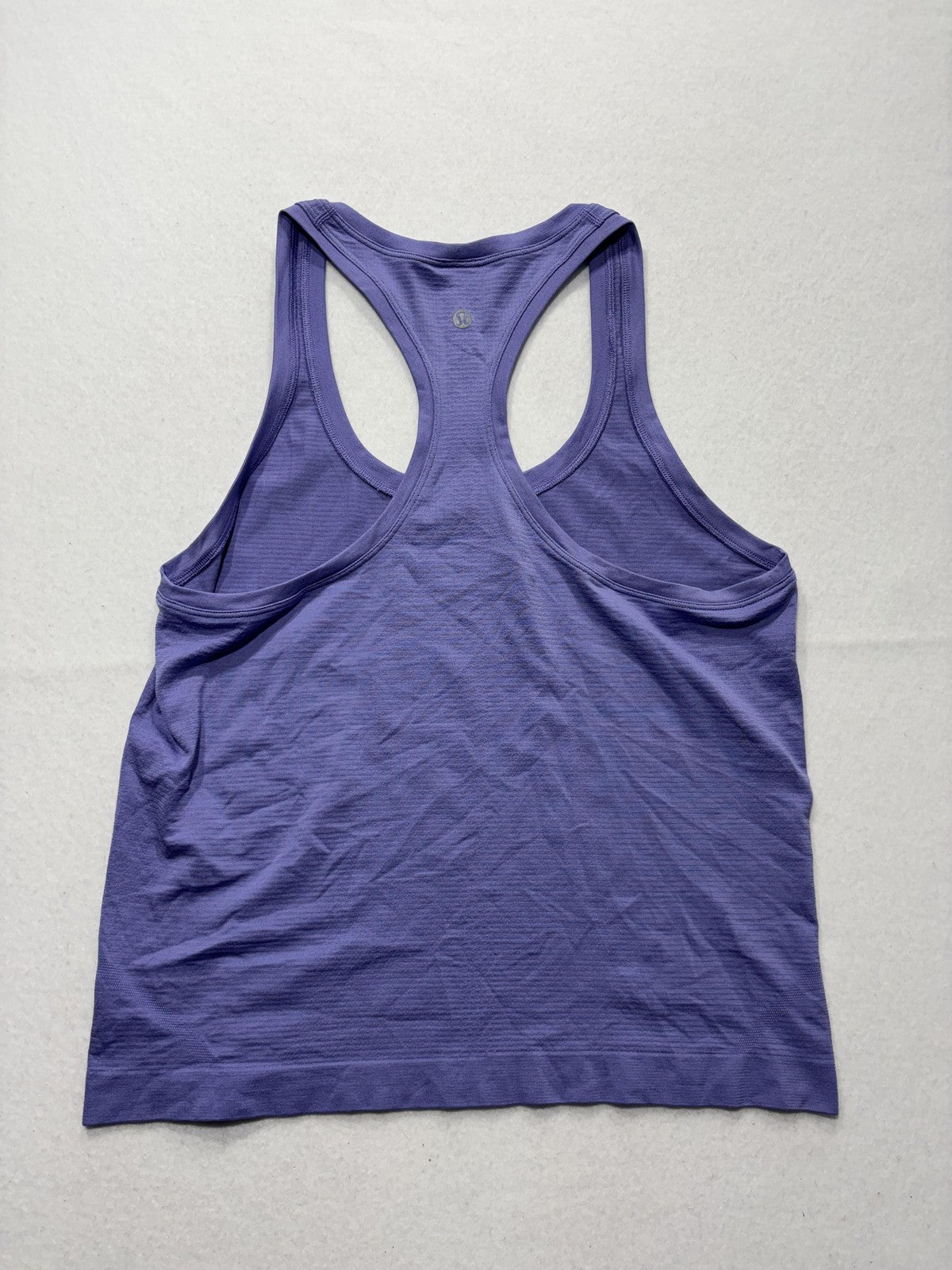 Lululemon Tank Womens Small Purple Racerback Seamless Knit Athletic Top