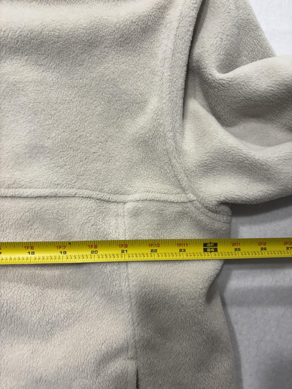 Columbia Crossterra Jacket Mens XL Beige Fleece Full Zip Stand Collar Outdoor