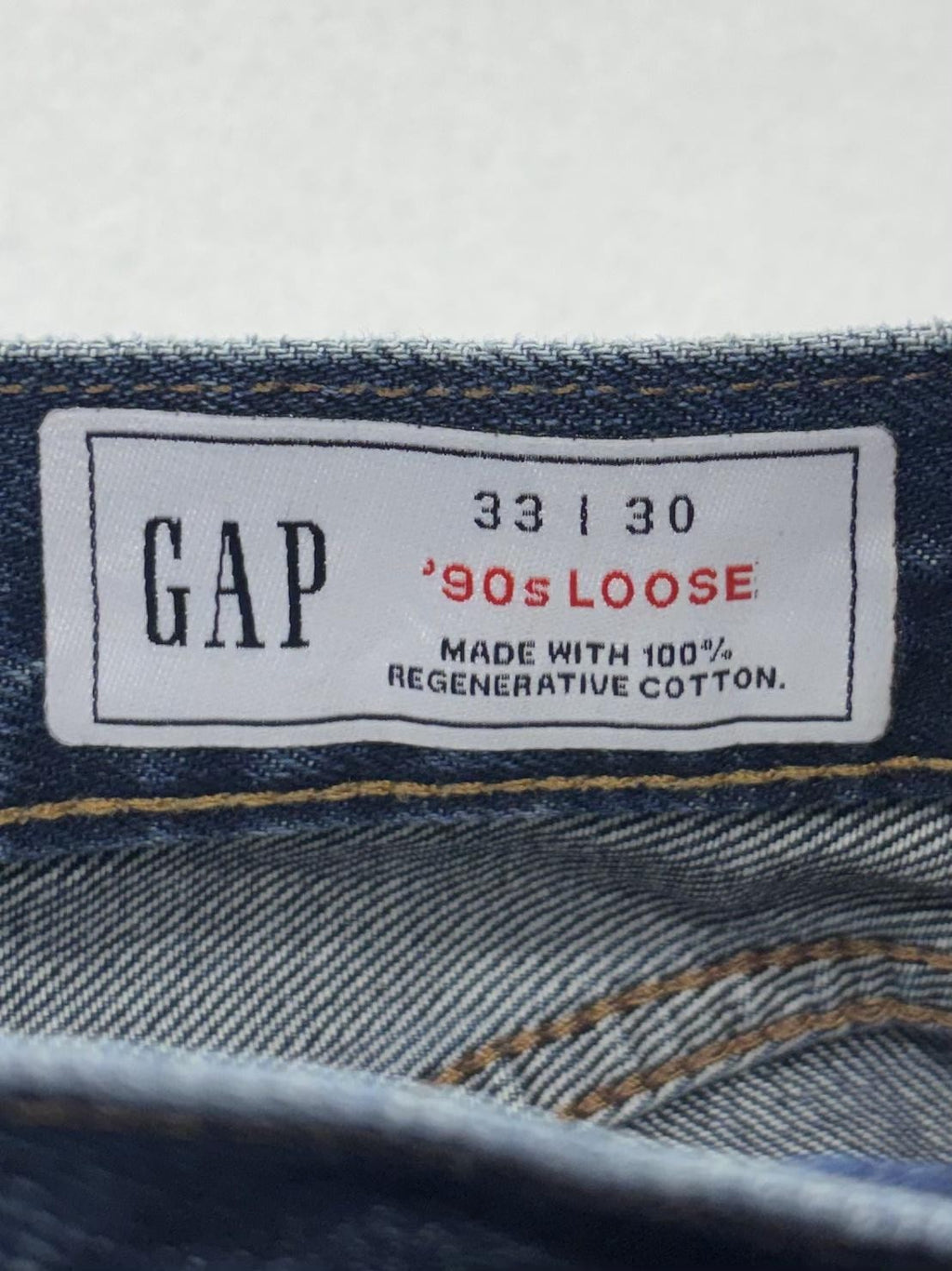 Gap '90s Loose Jeans Mens 33x30 Blue Medium Wash Relaxed Straight Denim