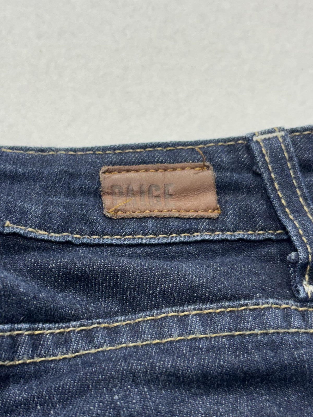 Paige Jimmy Jimmy Skinny Jeans Womens 30 Blue Medium Wash Mid Rise 30x30 Stretch