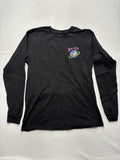 Buc-ee's Shirt Mens Large Black Out Of This World Space Graphic Long Sleeve Tee