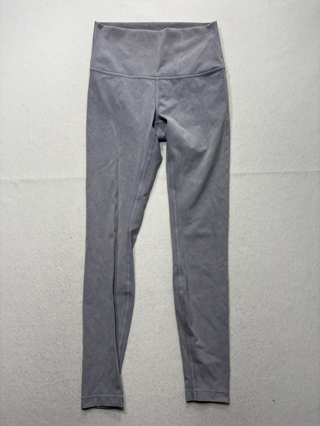 Lululemon Leggings Womens 6 Gray High Rise 27.5" Inseam Ankle Yoga Stretch Knit